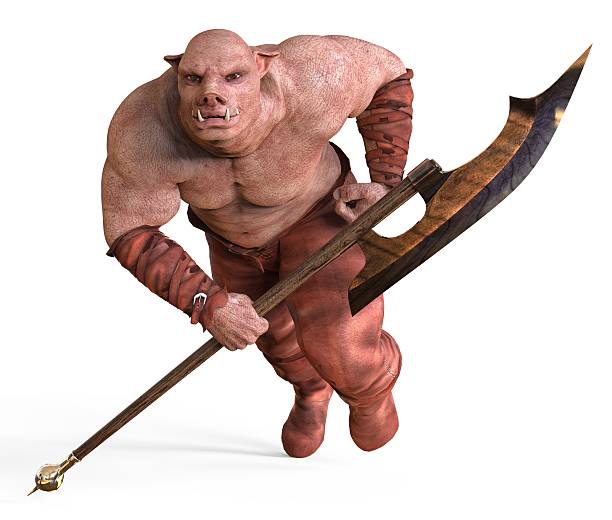 istock Illustration Of A Monster Isolated on White 600064824