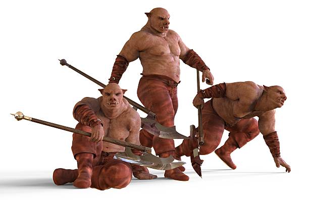 istock Illustration Of A Mutants Monsters Isolated on White 600065512