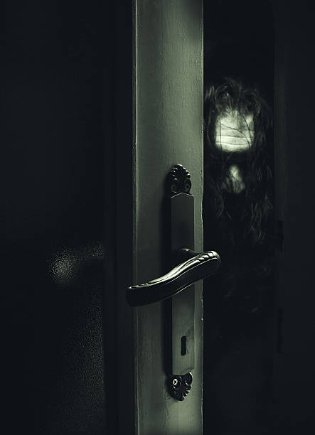 istock Dangerous Stranger Behind The Door 600066162