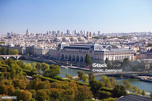 Aerial View Of The Musée Dorsay Stock Photo - Download Image Now - Musee d'Orsay, Paris - France, Museum