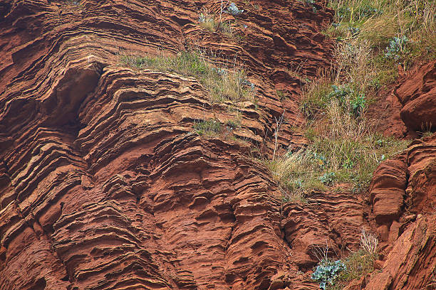 Red sandstone - cliffs of Heligoland