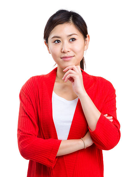 istock Chinese woman thinking 600071346