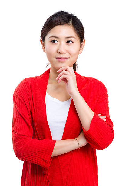 istock Chinese woman thinking 600071398
