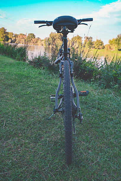 istock Bike on the river 600071790