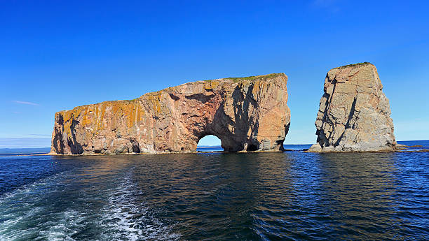 istock Perce Rock from the sea, Atlantic Ocean, Quebec, Canada 600073208