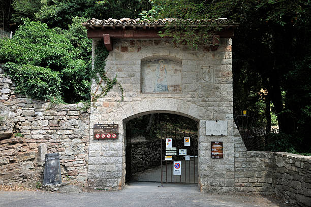 Hermitage of the prisons of St. Francis - fotografia de stock