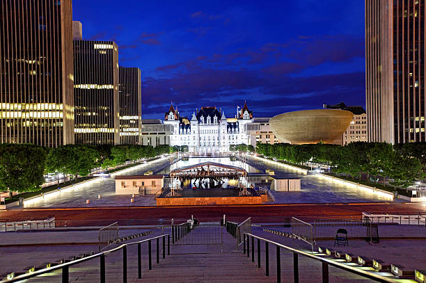 istock Empire State Plaza in Albany 600082750
