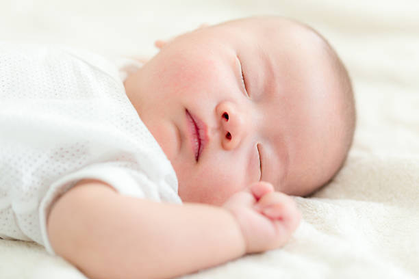 istock Close-up of sleeping newborn 600082860