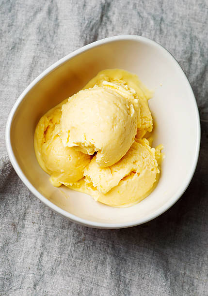 istock homemade peach and sour cream ice cream 600083748