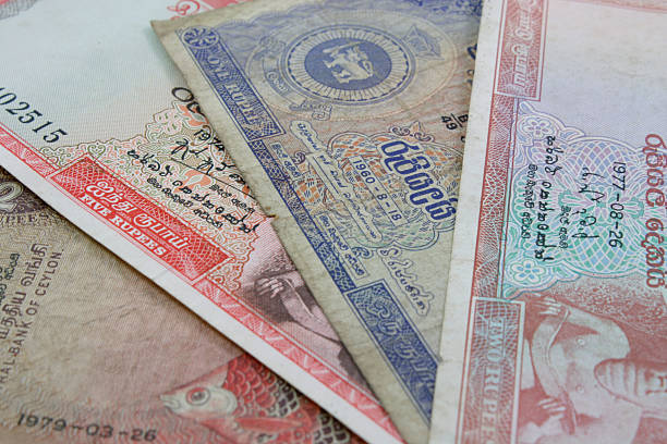 istock Old currencies of Sri Lanka 600084266
