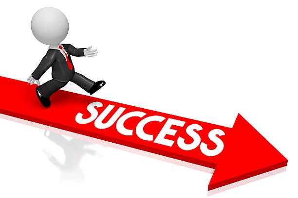 istock 3D businessman/ success concept 600084910