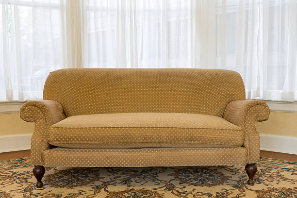 istock Elegant Brown Couch at the Living Area 600085952