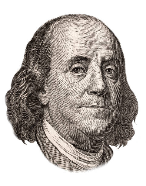 istock the image of Benjamin Franklin stylized dollar bill on a 600086594