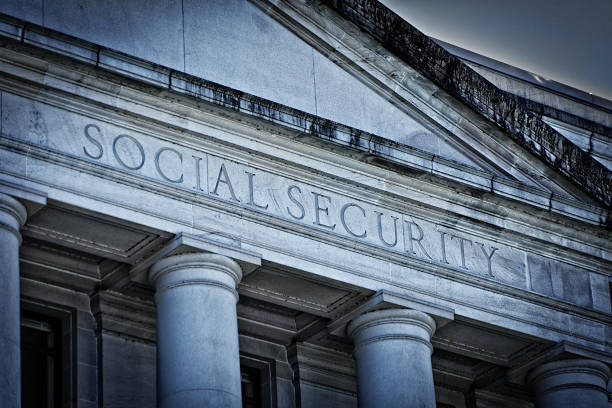 istock Social Security Agency Government Building Sign 600087116