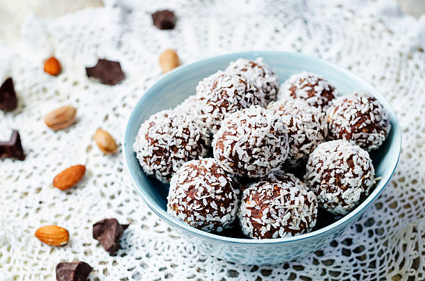 istock raw vegan almond butter coconut chocolate balls 600087912