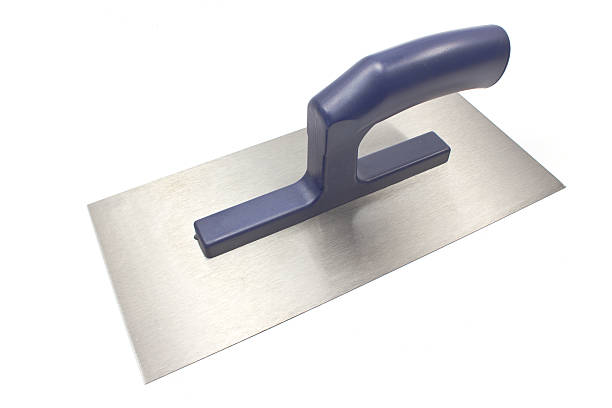 istock Finishing trowel isolated on white 600090280