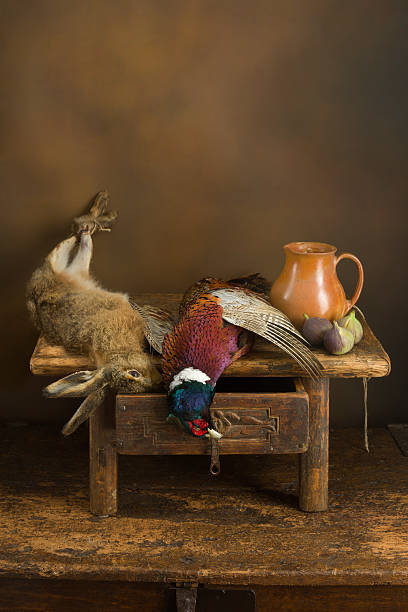 istock Autumn hunting still life 600090970