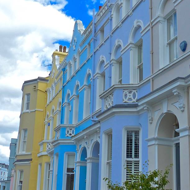 istock London - Notting Hill, facades, exterior 600097248