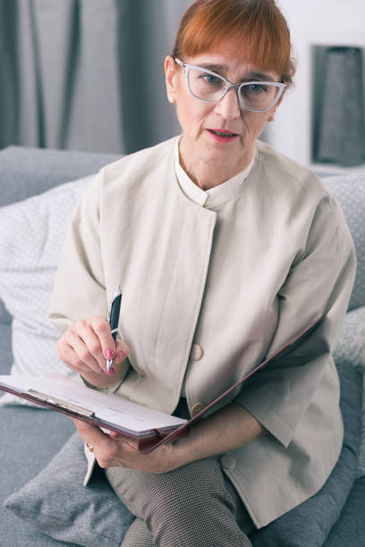istock Psychotherapist and her observations 600102978