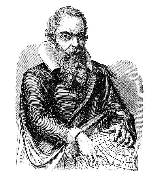 galileo - scientist science physicist mathematician foto e immagini stock