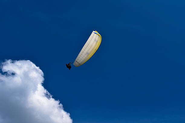 istock Paragliding sport with nice landscapes 600134780