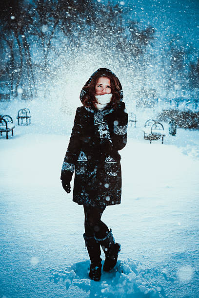 istock Winter girl 600136926