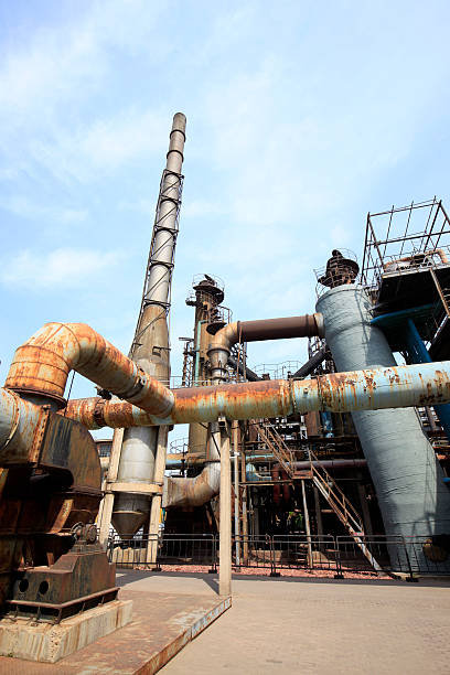 istock old coal-gas factory in Beijing,China 600139716