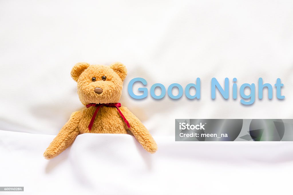 Teddy Bear With Message Good Night Stock Photo - Download Image Now - Backgrounds, Bear, Bed - Furniture - iStock Teddy Bear With Message Good Night Stock Photo - Download Image Now - Backgrounds, Bear, Bed - Furniture - iStock
