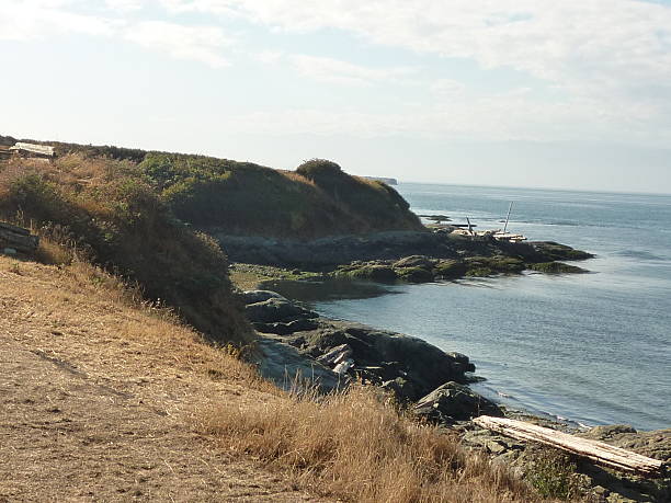 istock cliff with wooden fence at the top 600140628