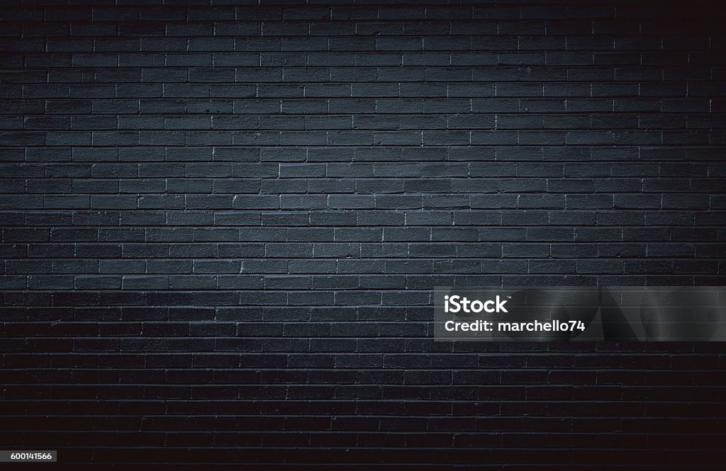 Black brick wall background Brick Stock Photo