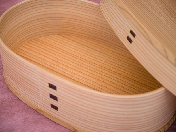 istock Traditional lunch box using the cedar of Japan 600142652