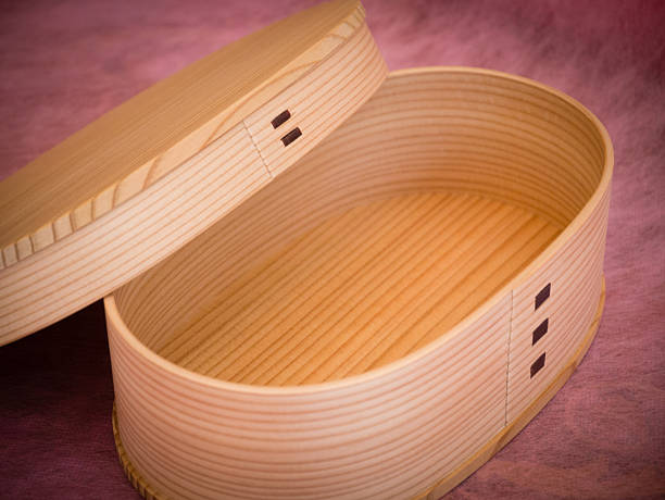 istock Traditional lunch box using the cedar of Japan 600143132