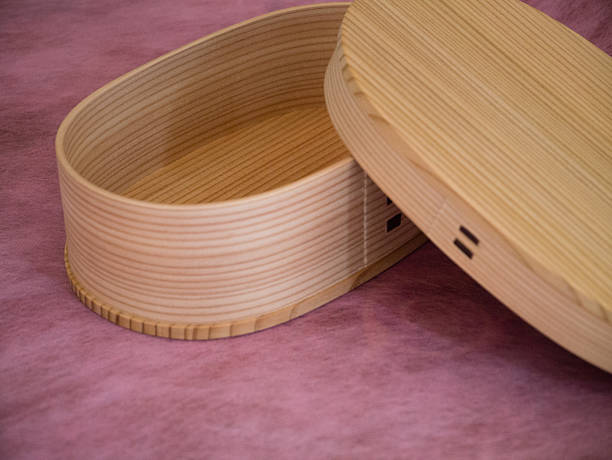 istock Traditional lunch box using the cedar of Japan 600143288