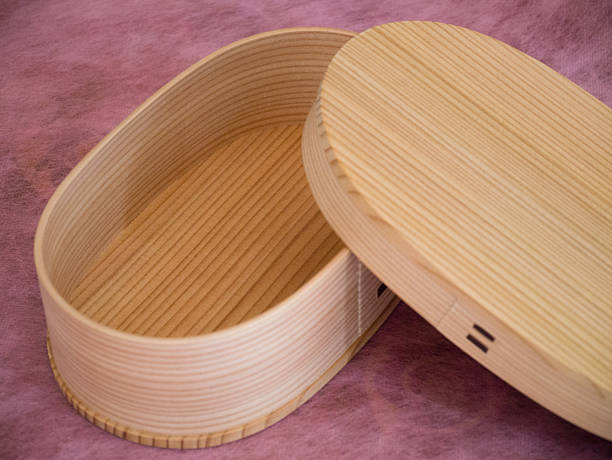 istock Traditional lunch box using the cedar of Japan 600143304