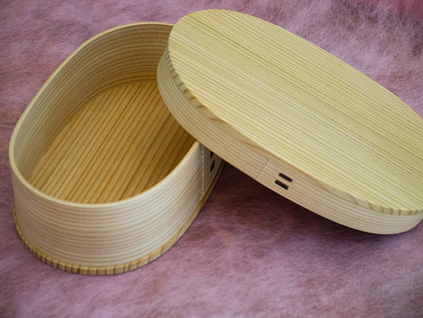 istock Traditional lunch box using the cedar of Japan 600143320