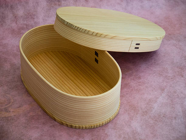 istock Traditional lunch box using the cedar of Japan 600143348