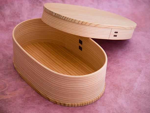istock Traditional lunch box using the cedar of Japan 600143394