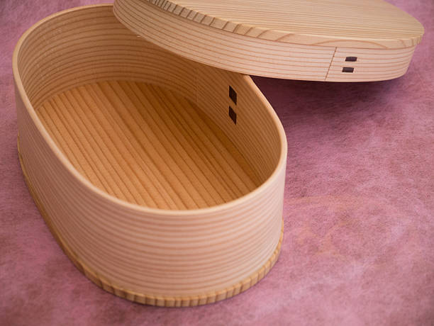 istock Traditional lunch box using the cedar of Japan 600143412