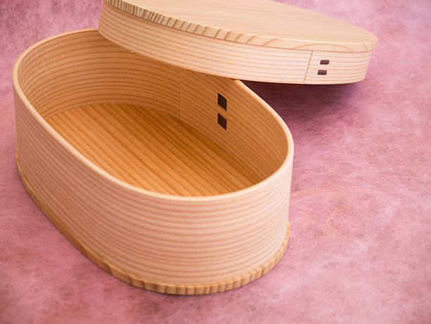 istock Traditional lunch box using the cedar of Japan 600143426