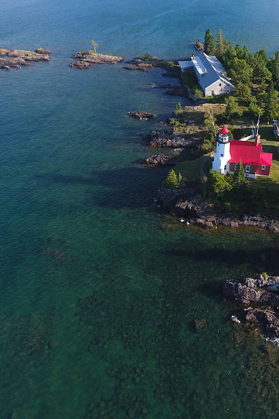 istock Scenic lighthouse of Michigan 600143698