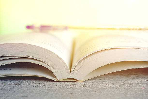 istock open book and a pen in sof vintage tone 600144254