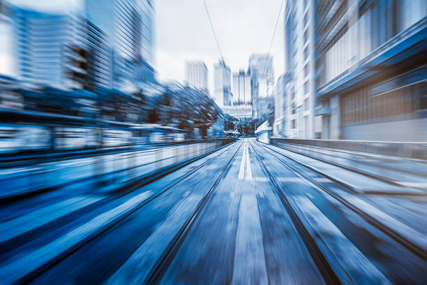 traffic through hong kong,china.