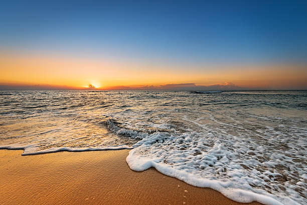 istock Colorful dawn over the sea. Nature composition. 600152510