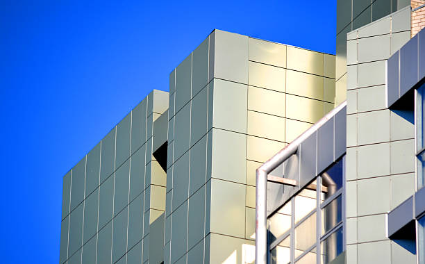 istock gray walls of a modern building 600153752