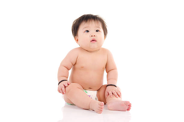istock Lovely asian baby 600156900