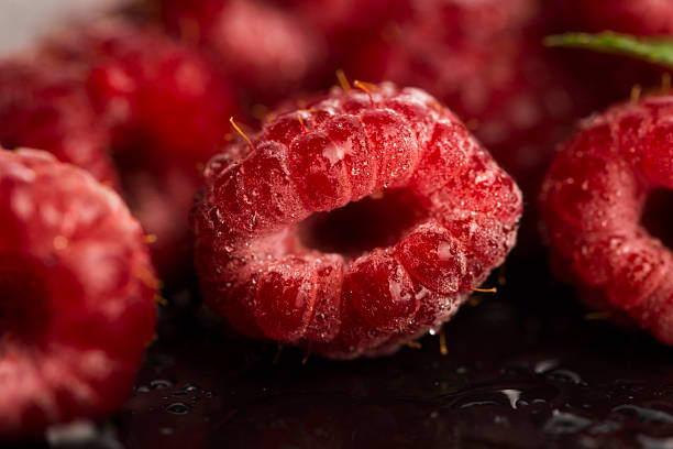 Heap of raspberry