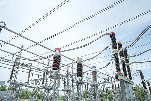 istock Transmission Electric Power Lines Tower Pylon 600158008