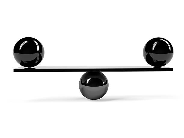 istock Two Metal Balls Of Equal Weight 600166970