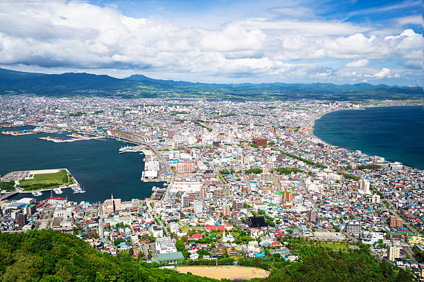 istock Hakodate Top view on Hokkaido, Japan 600168000