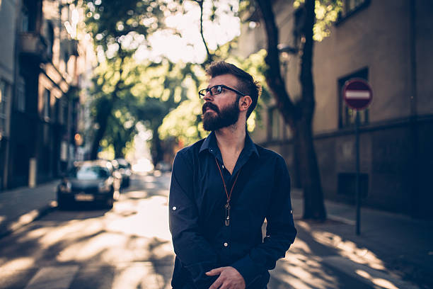 istock Man on the city street 600172618